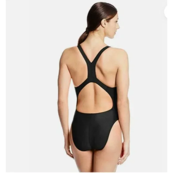 Speedo Women's Super ProLT One Piece Swimsuit Black Size 10 US 36 EU Durable Pro - Picture 2 of 12